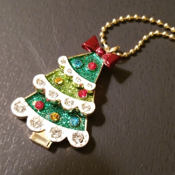 Betsey Johnson Jewelry - Betsey Johnson Christmas Tree Necklace